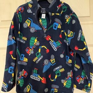 The Children's Place Navy Construction Fleece Hoodie